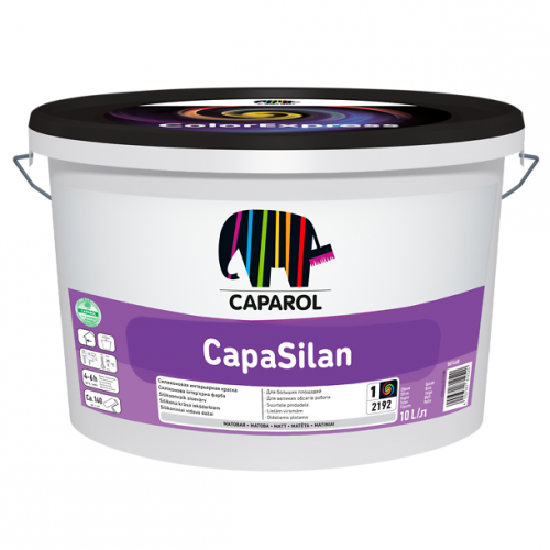 Caparol CapaSilan B 1 10 л (фарба інтер`єрана, силіконова)