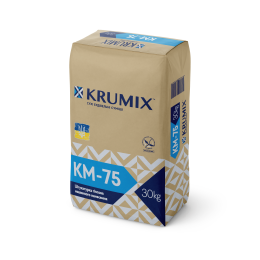 КМ-75 KRUMIX Штукатурка гипсовая машинного нанесения (25 кг)