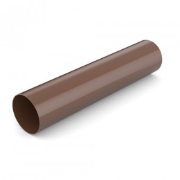 Труба водостічна INES 80мм/3м, коричнева
