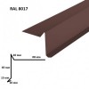Фронтоний крапельник мат. RAL8017 (2м, коричневий)