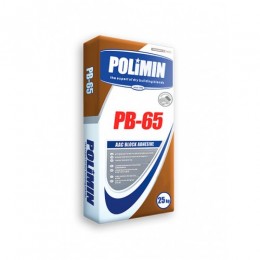 ПОЛІМІН PB-65 white клейова суміш для газобетону 25кг