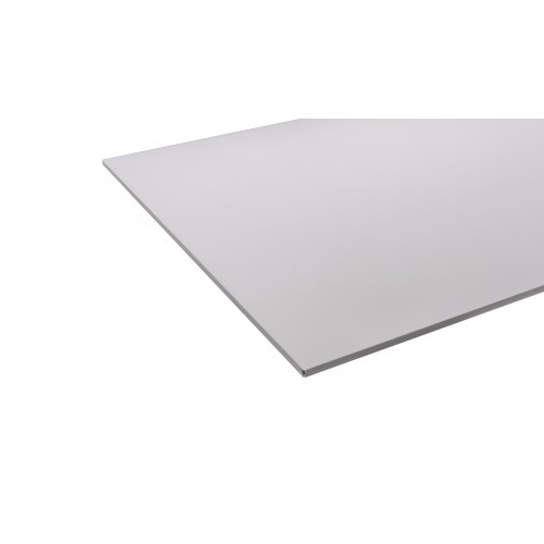 Стельова плита металева біла RAL 9003 товщина 0,4