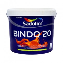 Sadolin Напівматова фарба з високою стійкістю до миття BINDO 20 біла 10л