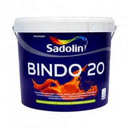 Sadolin Полуматовая краска с высокой стойкостью к мытью BINDO 20 белая 10л