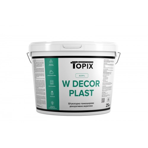 Topix W Decor Plast  Acryl Штукатурка декоративна акрилова 25кг