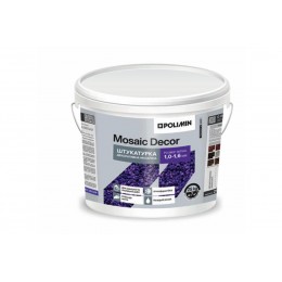 Штукатурка мозаїчна POLIMIN MOSAIC DECOR, 1,0-1,6 ММ, 25 КГ