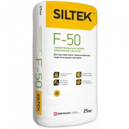 SILTEK F-50/25кг Самовирівнювальна підлога товщиною 2 - 40 мм