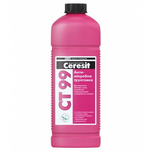 CERESIT CT-99 Грунтовка з антимікробною добавкою, 1л