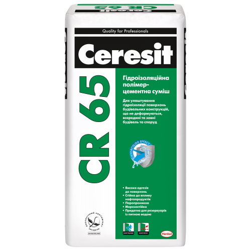 Ceresit CR-65 Суміш для гідроізоляції, мішок 25 кг