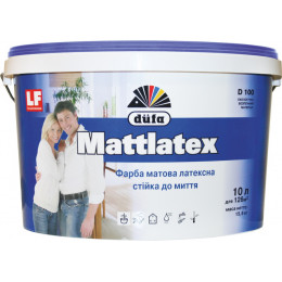 DUFA Фарба латексна матова Mattlatex D100, 10 літрів