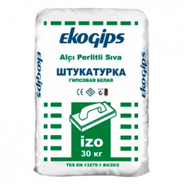 Екогіпс Шпаклівка Ізогіпс (стартова), мішок 25 кг