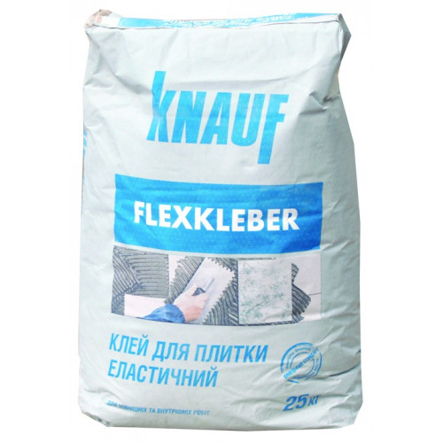 KNAUF Клей для плитки ФЛЕКСКЛЕБЕР ЦВ.1.3К4, мішок 25 кг