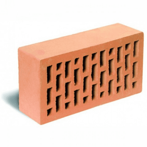 Цегла М-125 пустотіла червона рядова 250х120х65 мм Валки (390 шт/пал.)