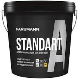  Колорит Farbmann Standart А, база LА 9л фасадная мат краска акриловая 		