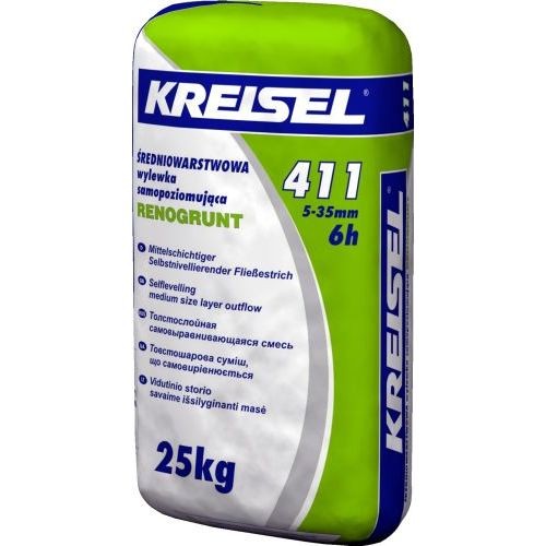 Kreisel 411 Суміш для підлоги, що самовирівнюється 5-35 мм 25кг