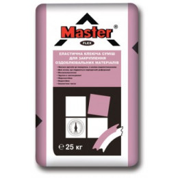 MASTER FLEX Еластичний універсальний клей для облицювання камінів та теплої підлоги, 25 кг.