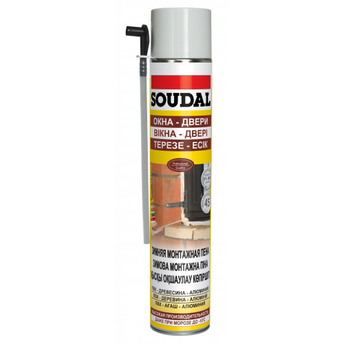 Піна монтажна SOUDAL 750мл. ручна ЗИМА