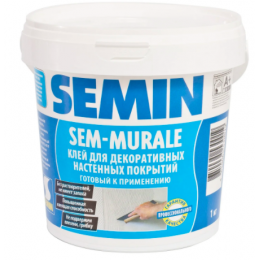 SEMIN SEM-MURALE ТМ Клей готовый для стеклообоев и такани , 10кг