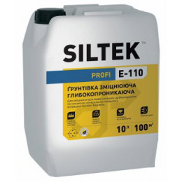 SILTEK Е-110 / 10л Грунтовка Profi (глибокопроникна, Зміцнююча)