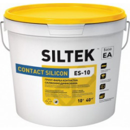 SILTEK ЕS-10/10л Грунт-фарба силіконова Contact Silicon, база ЕА