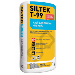 SILTEK Т-99/15кг Клей для плитки Легкий