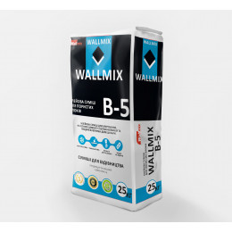 Wallmix B5 Клейова суміш для кладки та шпаклівки пористих блоків