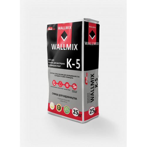 Wallmix K5 Клей для плитки для внутрішніх та зовнішніх робіт