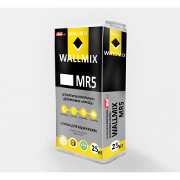 Wallmix МR-5 Штукатурка декоративна «Короїд» біла, 25 кг