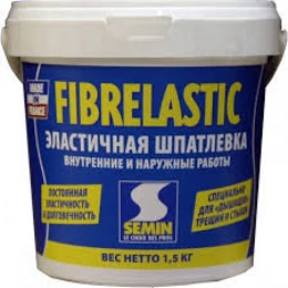 Шпаклевка готовая эластичная SEMIN FIBRELASTIC, 5кг