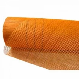 Штукатурная сетка 160 г/м2 WORKS ОРАНЖЕВАЯ, 5ммх5мм, рулон 1м*50м